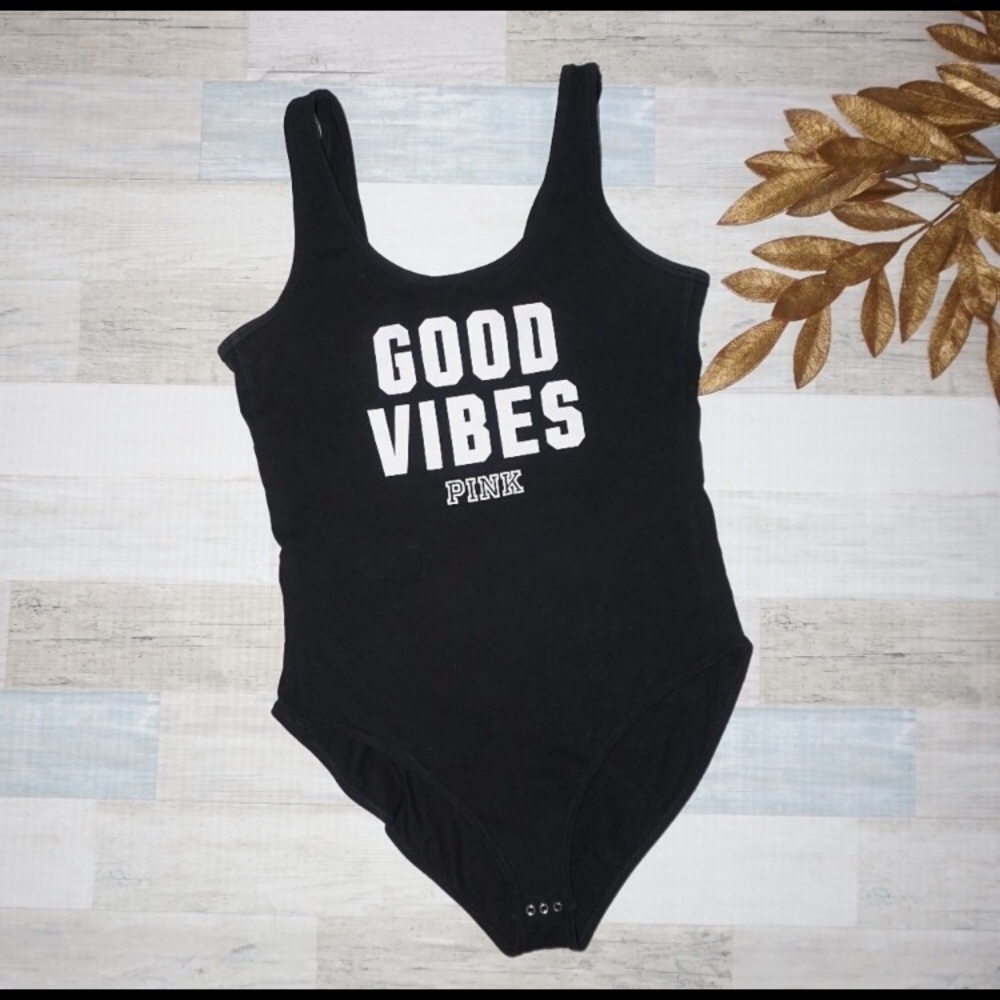 Victoria's Secret PINK Good Vibes Bodysuit